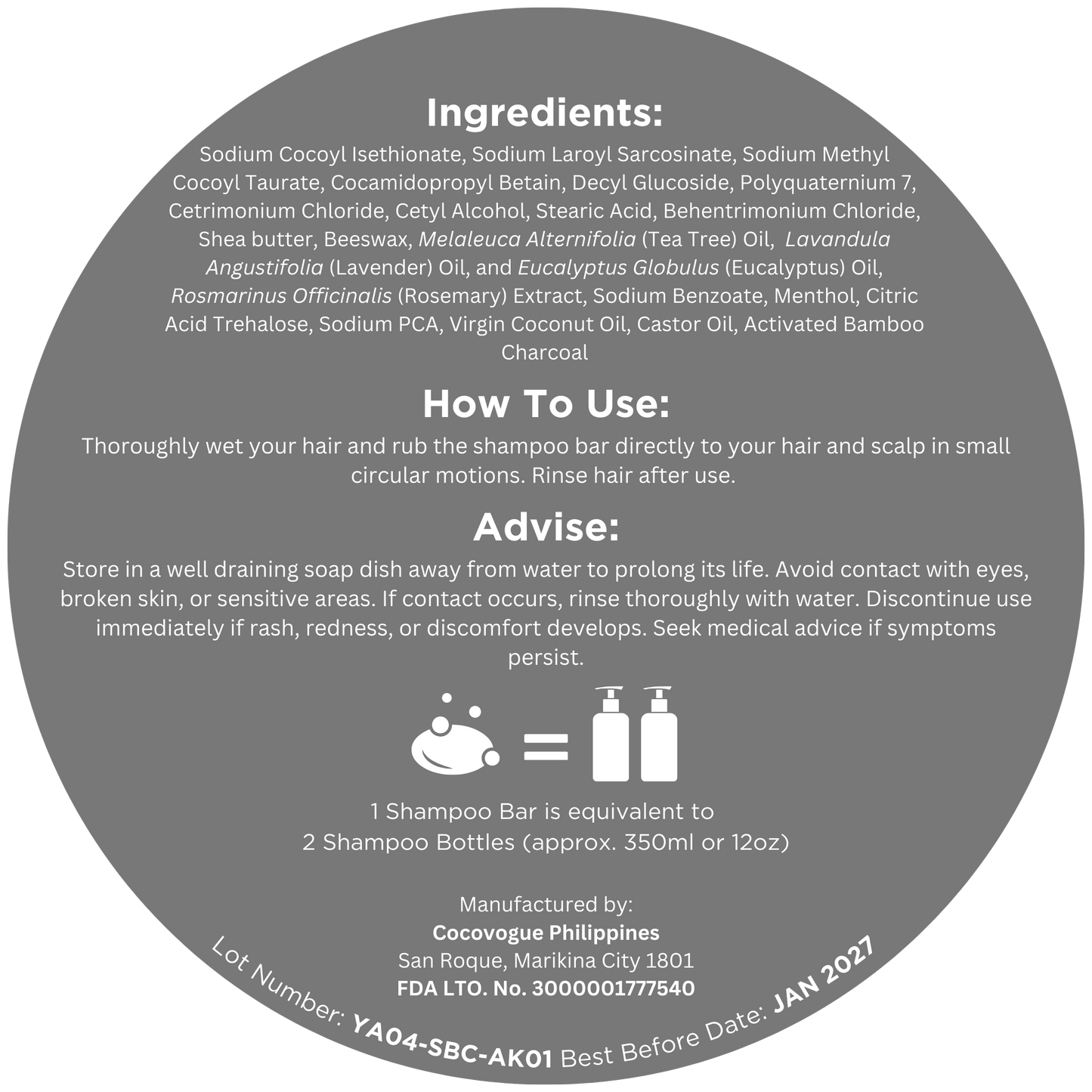 Cleanse Shampoo Bar