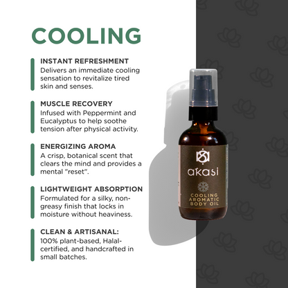 Cooling Body Aromatic Oil